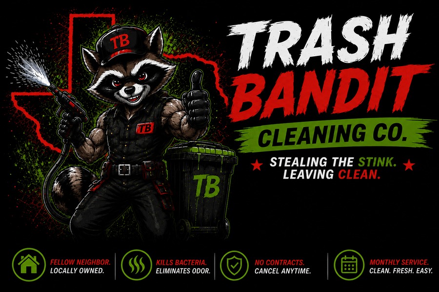 Trash Bandit Cleaning Co. — Proudly Serving Katy, Texas